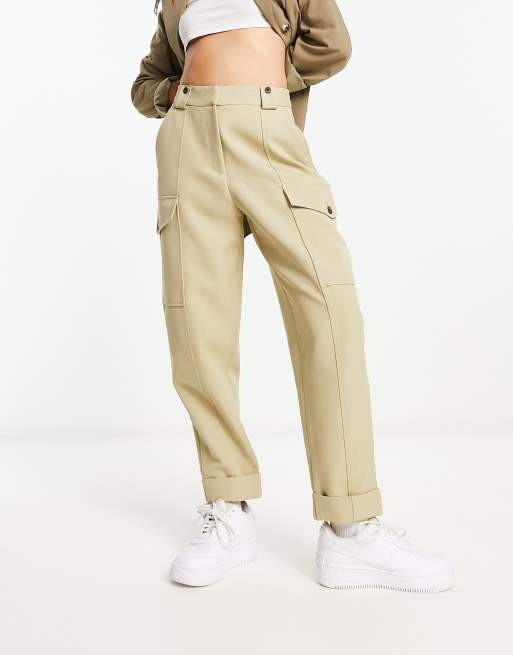 Khaki best sale utility trousers