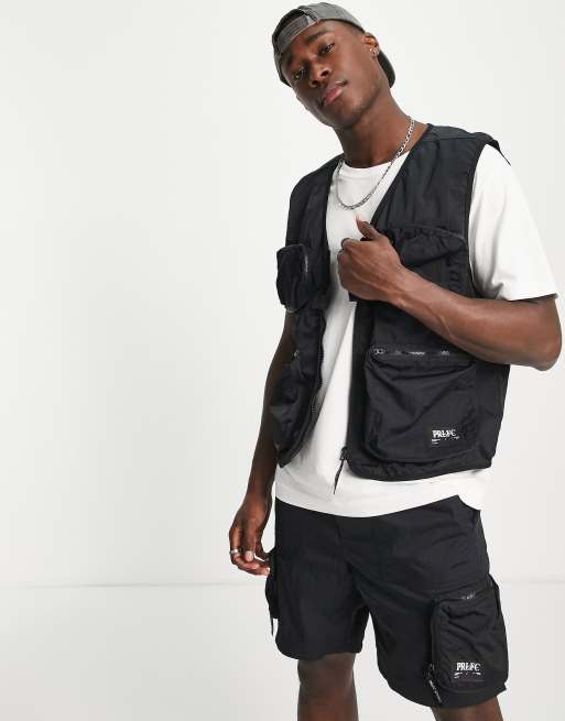 River Island utility Prolific vest in black (part of a set) ASOS