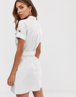 river island utility shirt dress