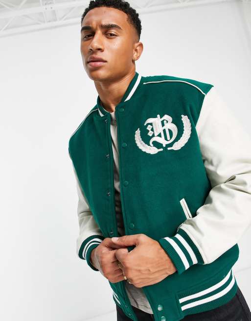 Men's Green Varsity Jackets