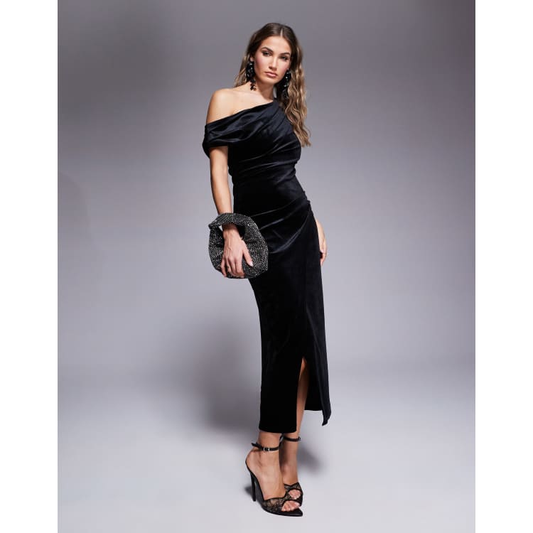 velvet asymmetrical dress River Island asymmetric midi in black Do Not Bleach shopalltag Mini Dress White Naf Color:SAGE-2