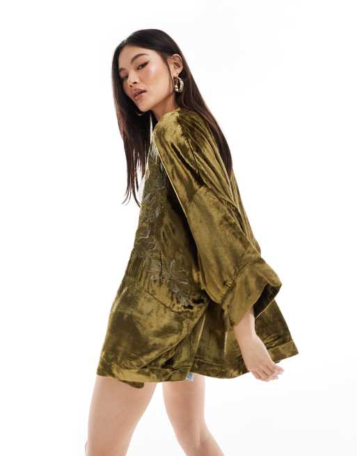 river island sequin kimono dress Embellished Kimono River Island Kimono Sleeve Dress Sequin Kimono Midi Dress  Outlet