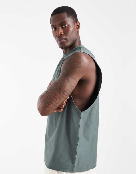 River Island vest in green - view 1