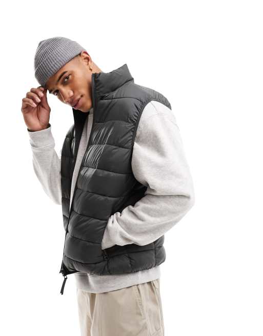 River Island vest in khaki