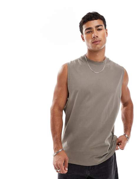 River Island vest in light brown - view 1