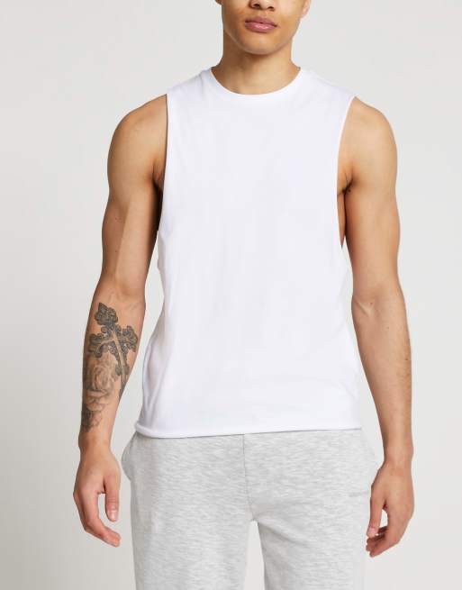 River Island vest in white | ASOS