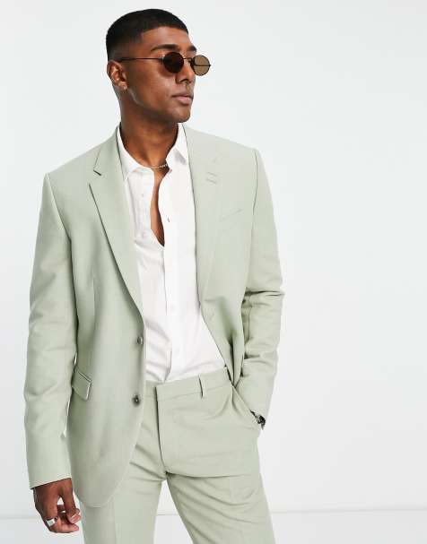 River Island - Veste de costume - Vert - view 1
