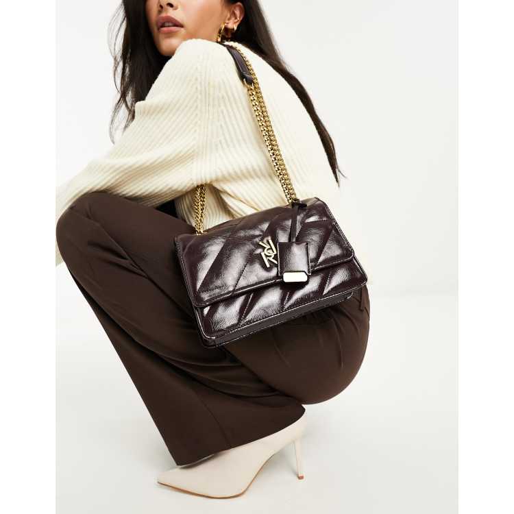 River island red purse clearance