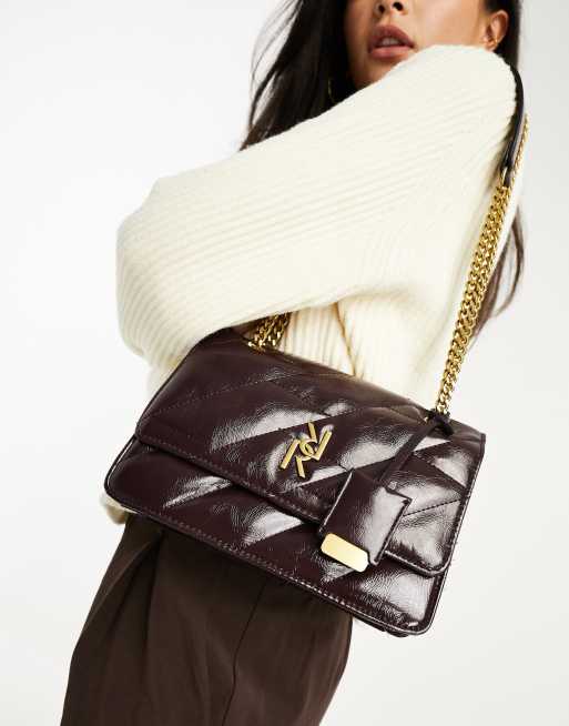 Dark red bag sale
