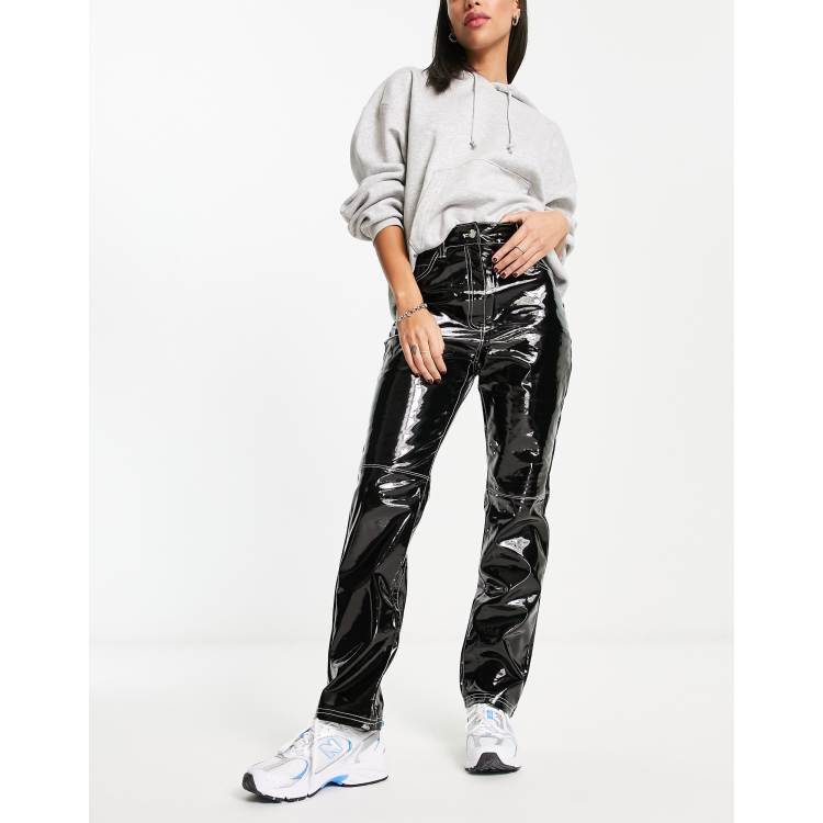 Vinyl pants clearance h&m