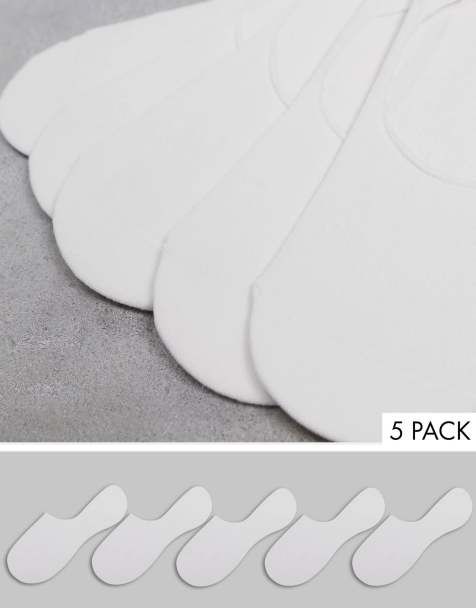 River Island – Vita, låga träningsstrumpor, 5-pack - view 1