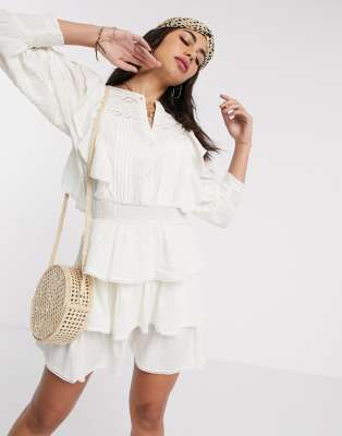 chiffon popover dress