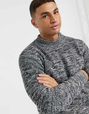 waffle knit sweatshirt