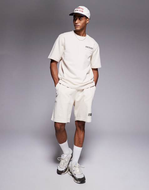River Island washed jersey co-ord in ecru - STONE - view 1