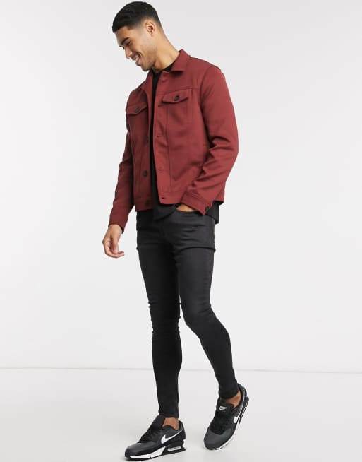 River island mens store red jacket