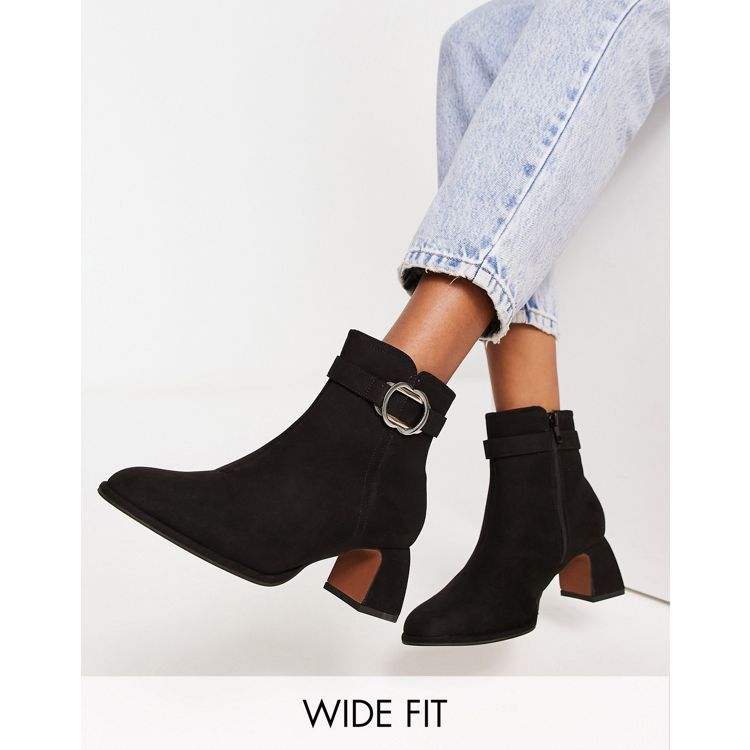 Cassandra suede wedge boots