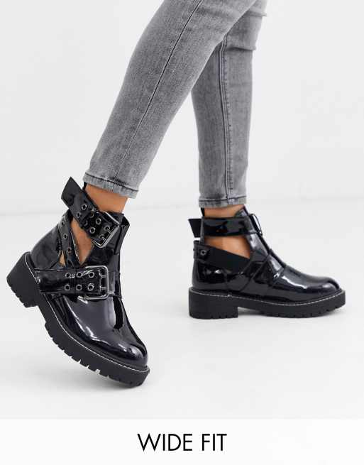 river island ladies black boots