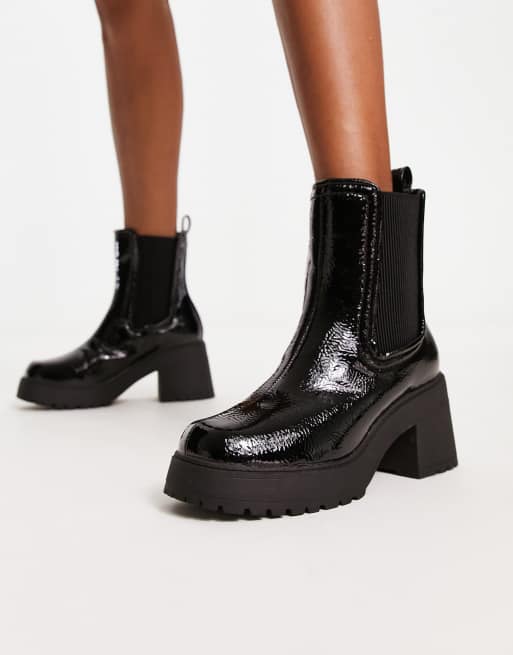 Black chelsea boots outlet womens wide fit