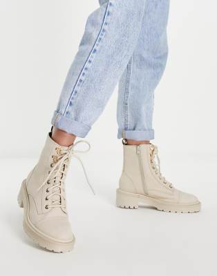 river island cream boots