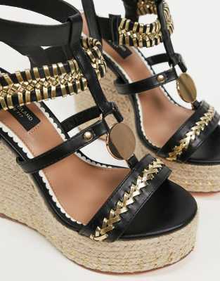 wide fit embellished sandals