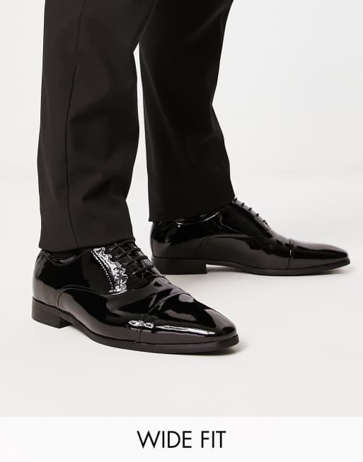 River Island - Wide Fit - Formelle derbysko i sort