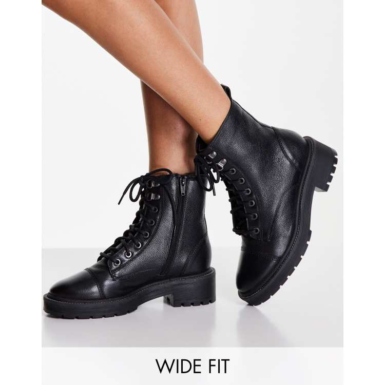 Lace up store boots river island