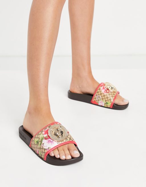 Womens river island store sliders