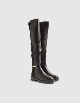  Wide fit over the knee riding boots 