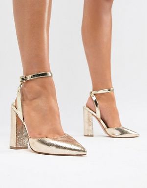 River Island Wide Fit Point Sling Back