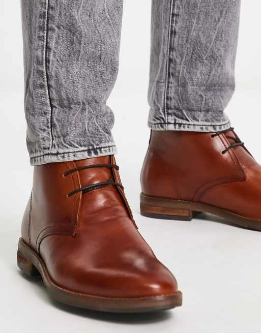 Wide fit 2025 brown leather boots