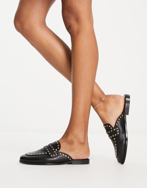 Studded best sale loafer mules