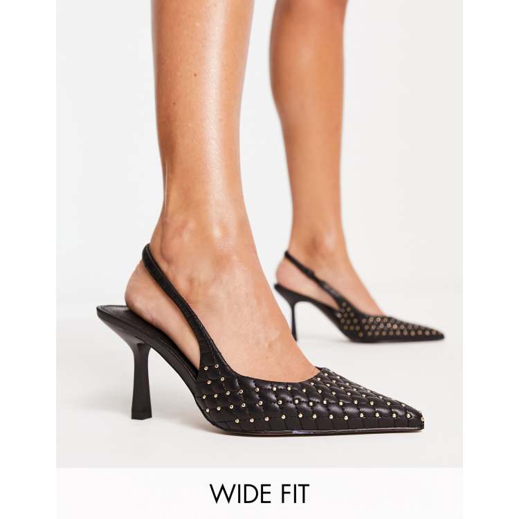 値下げ値打ち リバーアイランド River Island Wide Fit studded heeled