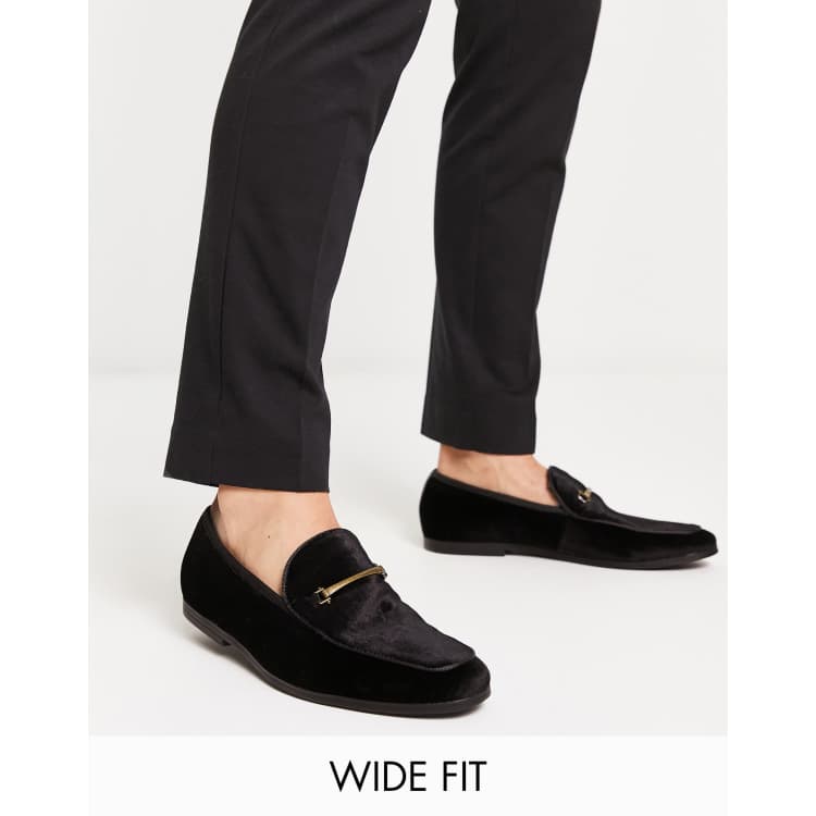 Tommy hilfiger store black velvet loafer