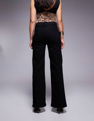 RIVER ISLAND WIDE LEG JEAN 