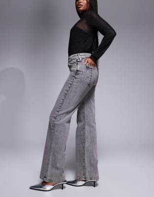 RIVER ISLAND WIDE LEG JEAN WITH DETACHABLE BELT 