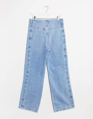 river island wide leg jeans