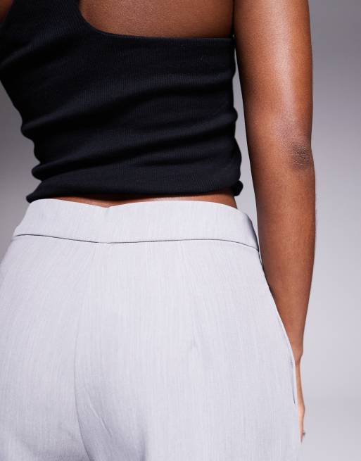 River Island wide leg pants in grey, 4 of 5