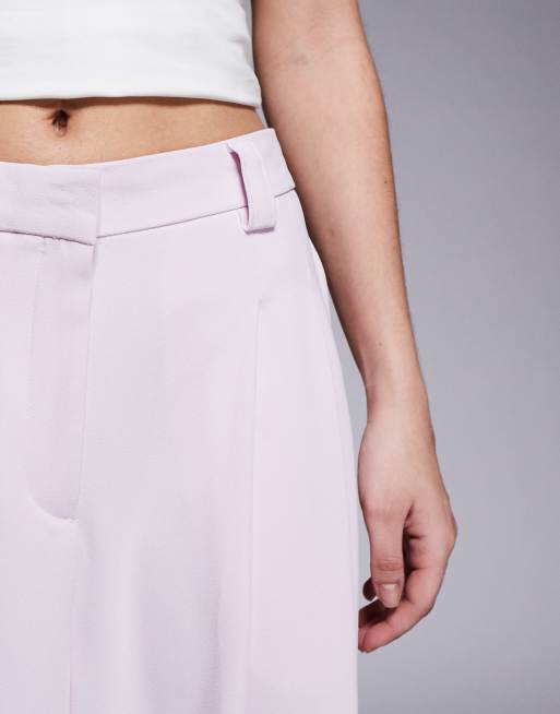 River Island wide leg pants in light pink, 5 of 5