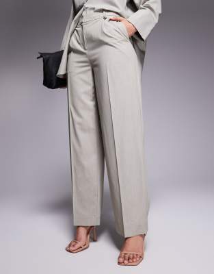 RIVER ISLAND WIDE LEG TAILORED PANTS 