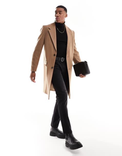 Long coat fashion clearance men