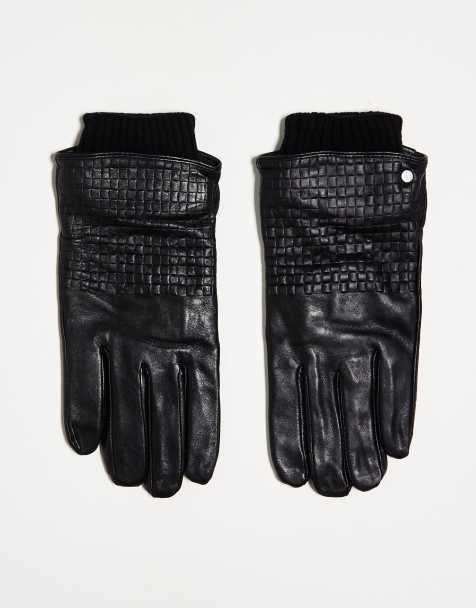 Fingerless Black Leather Gloves - Shop Now! –