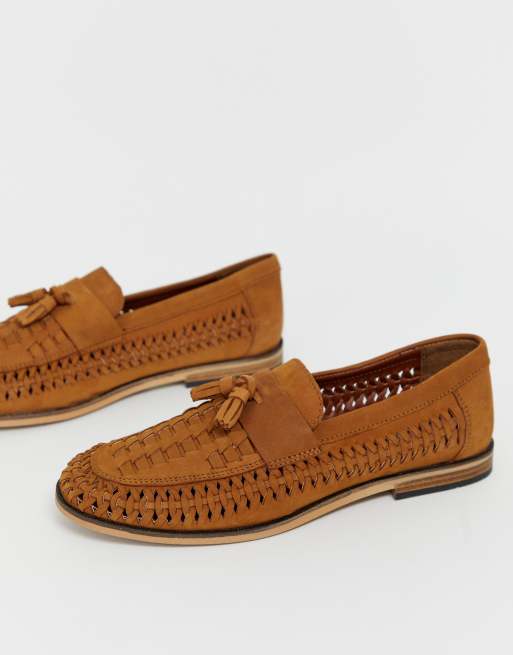 River island tan store loafers