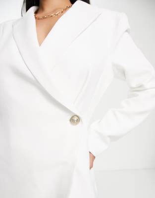 River island store white blazer dress