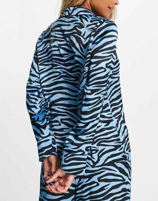 River island best sale zebra coat