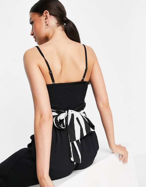River island cheap zebra jumpsuit