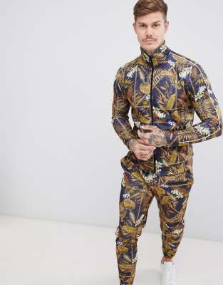 chain print tracksuit