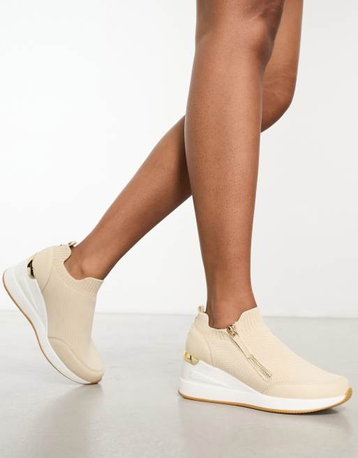 Asos best sale wedge trainers