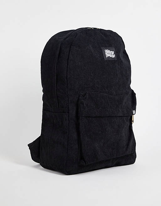Bags Roadies cord backpack in black 