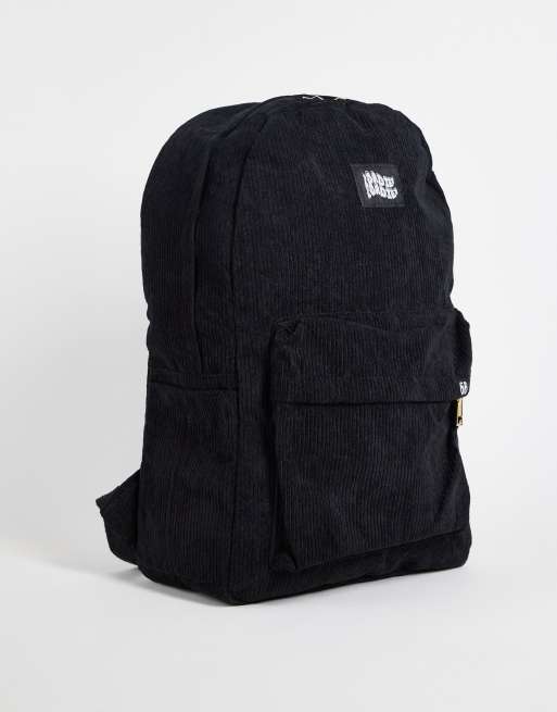 Roadies cord backpack in black | ASOS