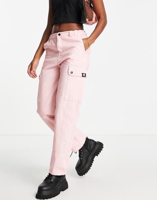 Roadies - Pantalon cargo d'ensemble - Rose clair